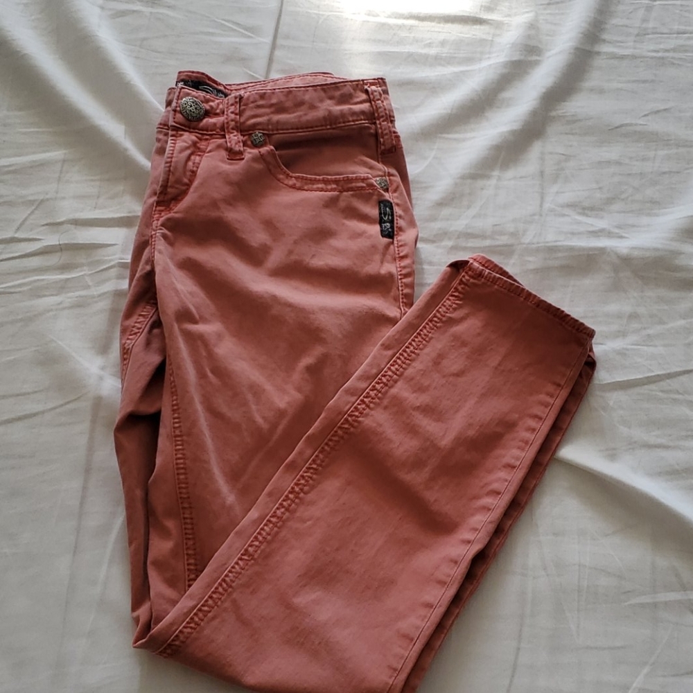 W25/L29 Silver Aiko Skinny Jeans